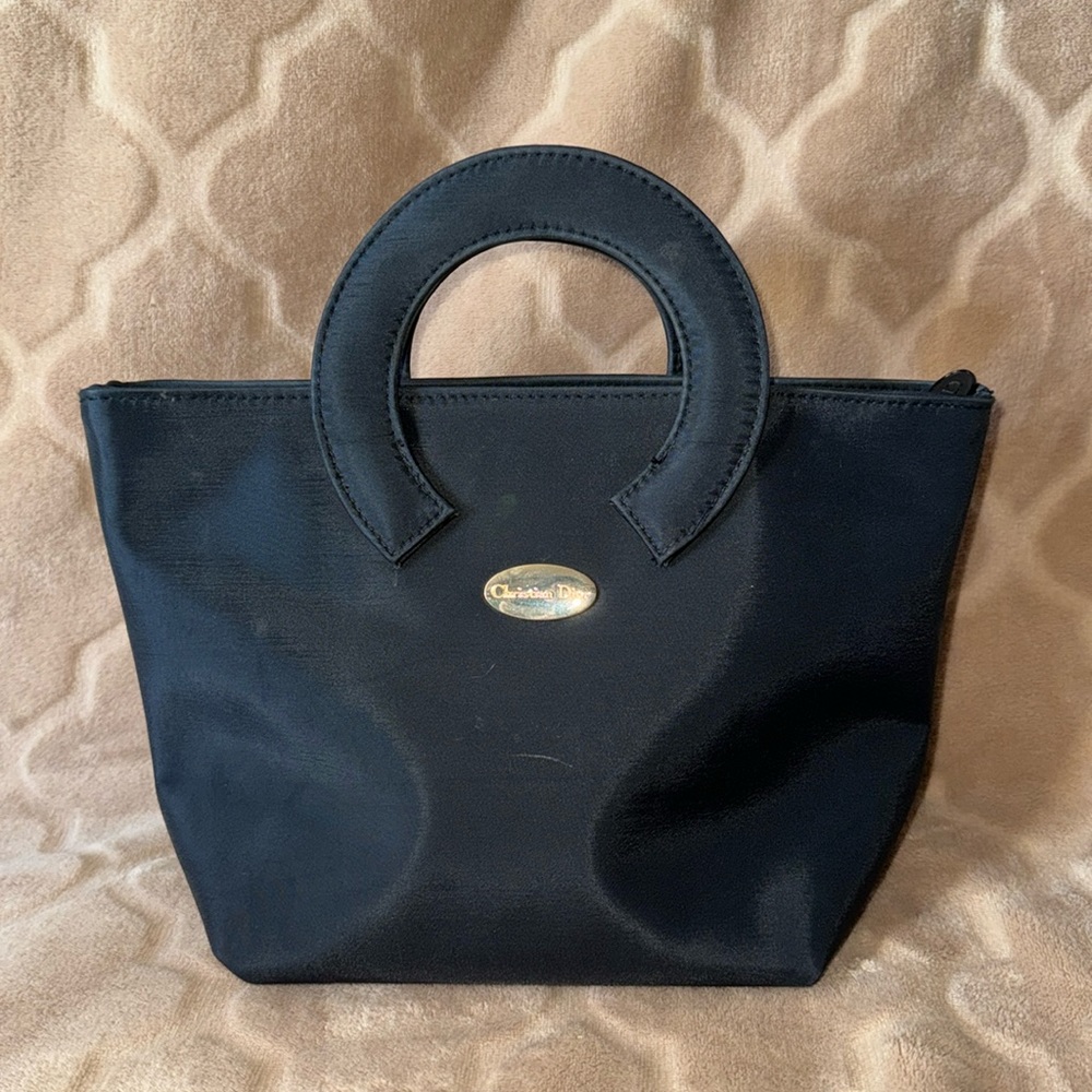 Dior Black Clutch with Gold Accent - Picture 1 of 9